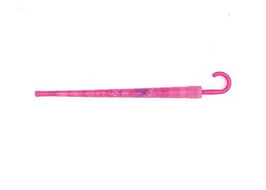 自動女の子の子供のプラスチック コップとのピンクの傘8mmの金属シャフトの長さ70cm