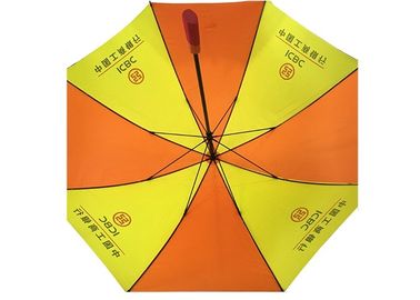 ハンドルの開いたばねの昇進のゴルフ傘の防風様式30インチ