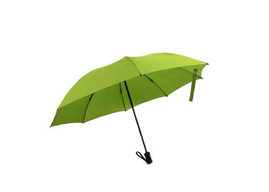 ガラス繊維フレームの緑の小型折る傘、強い折る傘
