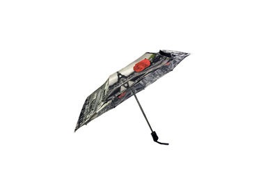 反紫外線折り畳み式の傘の印刷される自動防風の折り畳み式の熱伝達