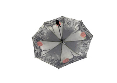 反紫外線折り畳み式の傘の印刷される自動防風の折り畳み式の熱伝達