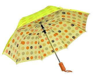 自動車の開いた注文のロゴのゴルフ傘、折るゴルフ傘の防風の鉄骨フレーム