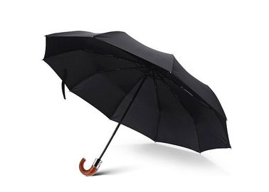 黒い棒の傘、旅行環境RPETによってリサイクルされる生地のための小型傘