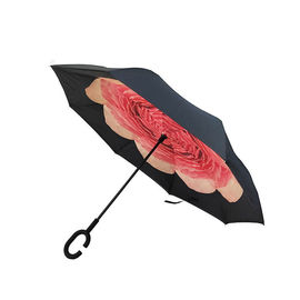 車の逆のための折る逆さまの逆によって逆にされる傘は自由に扱います