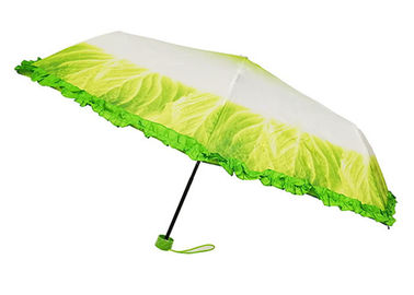 21&quot;自動旅行傘のキャベツ設計耐久財3の折り畳み式の傘