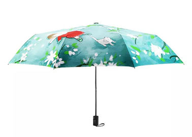 21インチ自動旅行傘の小さく新しい人および女性の倍の折目の傘