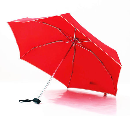 人のための折り畳み式の無地の防風の傘
