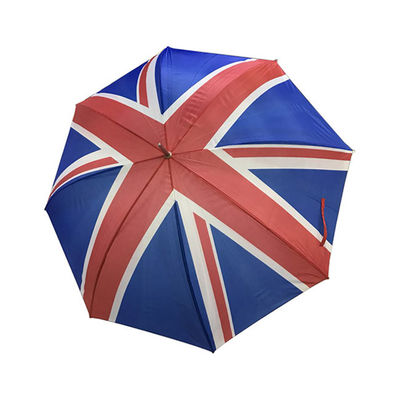 イギリスの旗によって印刷されるポリエステル生地の昇進のゴルフ傘