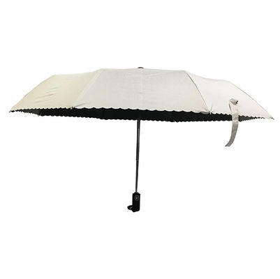 中国の傘の紫外線保護小さい小型ポケット黒のコーティングの傘