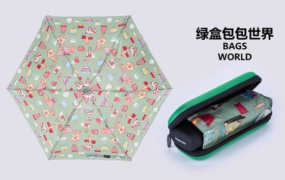 女性のための小型の防水折り畳み式の傘