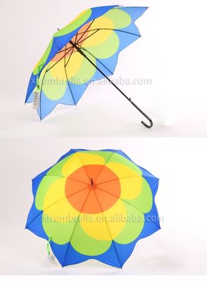 BSCI Jのハンドルのまっすぐな防風のゴルフ傘