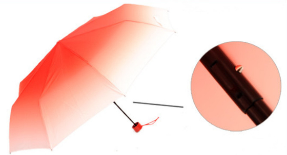 カスタマイズされる3折る小型防風雨傘を密集させなさい