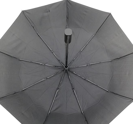 3本の折目10の肋骨の人のための防風のガラス繊維 フレームの傘