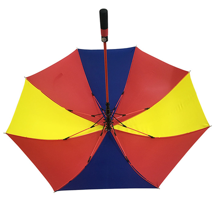 130cmのガラス繊維の肋骨が付いている190T繭紬の虹色の傘