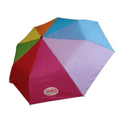折り畳み式の虹の繭紬の自動開いた、近い傘21&quot; x8k