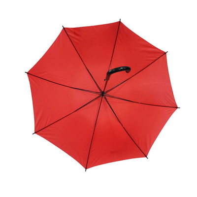 RPETの繭紬のプラスチックJのハンドルが付いている注文のロゴの傘の直径105CM