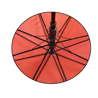 RPETの繭紬のプラスチックJのハンドルが付いている注文のロゴの傘の直径105CM