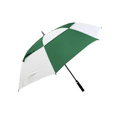 繭紬のエヴァのハンドルが付いている特大嵐のゴルフ傘