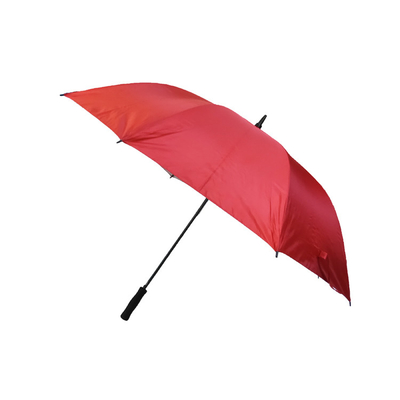 銀製のコーティングが付いている紫外線保護190Tポリエステル生地のまっすぐな傘