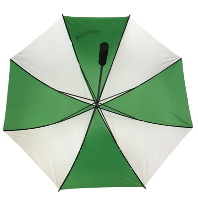 アゾの自由な190Tポリエステル マニュアルのエヴァのハンドルが付いている開いたゴルフ傘
