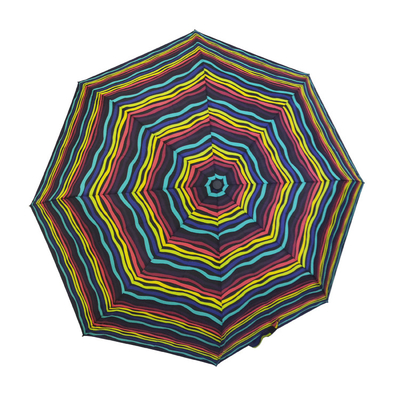 21inの虹の旅行のための防風の3折る傘