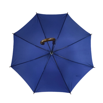 SGSの木のハンドルが付いている防風の無地の昇進のギフトの傘