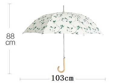 100%の繭紬のペーパー印刷の昇進のまっすぐな傘