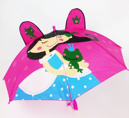 個人化された男の子の女の子の傘3D動物パターンはかわいい動物の子供の子供の傘をカートンに入れる