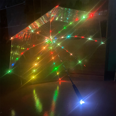 Creative Umbrella の LED 照明 POE 傘で色と機能のポップを追加する