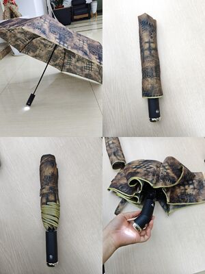 LED照明の自動開/閉 安全傘 夜間可視性のための反射帯