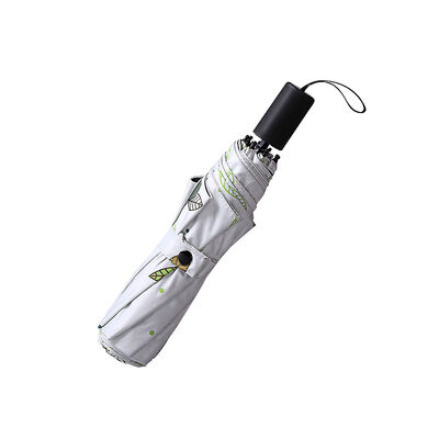 8 肋骨 コンパクト 折りたたむ傘 自動開閉 軽量雨保護用の自己織物袋