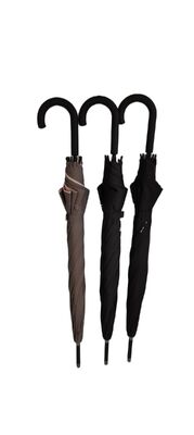 オートオープンスティック傘 ガラス繊維フレーム, 23 インチサイズ,耐久性ポリエステルファブリック