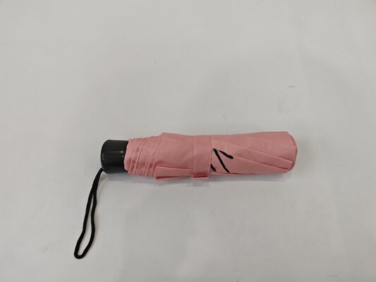 手動式 開閉 折りたたむ旅傘 快適なゴムコーティングハンドルと軽量 コンパクトデザイン