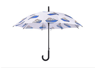 ポリエステル/繭紬の生地の女性の棒の傘、雨棒のゴルフ傘