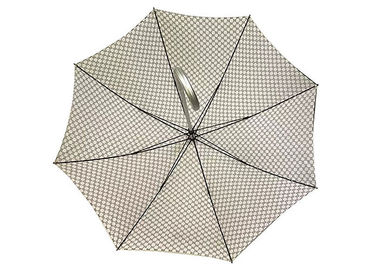 カスタマイズされたアルミニウム傘のポリエステル/繭紬の生地の開いた直径100-103cm
