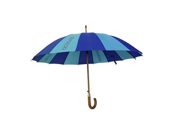 Jの形の木の棒の傘、Rainesの傘の木のハンドルの防風フレーム