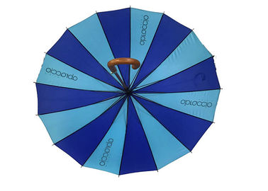 Jの形の木の棒の傘、Rainesの傘の木のハンドルの防風フレーム