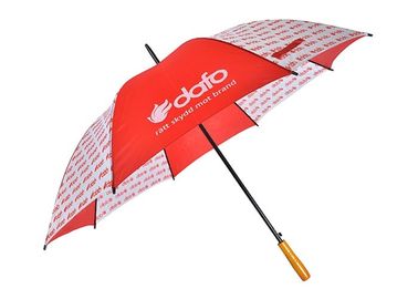 二重Uは金属フレームの昇進のギフトの傘、ゴルフ様式の傘を肋骨で補強します
