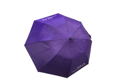 折り畳み式の反紫外線傘、三重の折目の傘開いた極度の軽いマニュアルの終わり