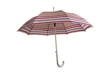 多彩なアルミニウム雨のためのしまのある子供雨傘、携帯用傘および風