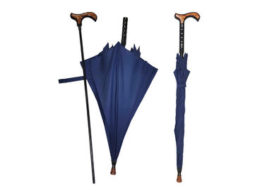 棒の傘、上昇のための歩く杖の傘をハイキングする調節可能な高さの金立場