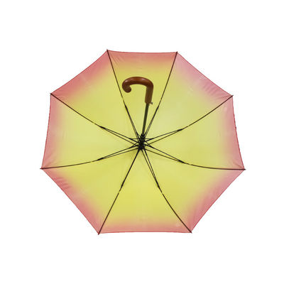 8本のガラス繊維の肋骨のゴム製 ハンドルの密集したゴルフ傘