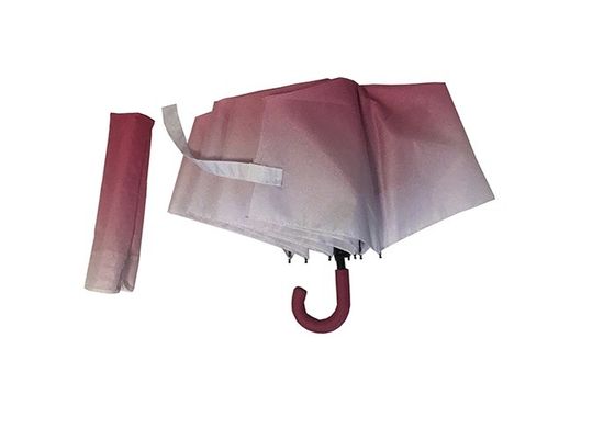 3つの折目熱伝達の印刷を用いる手動開いたJのハンドルの傘