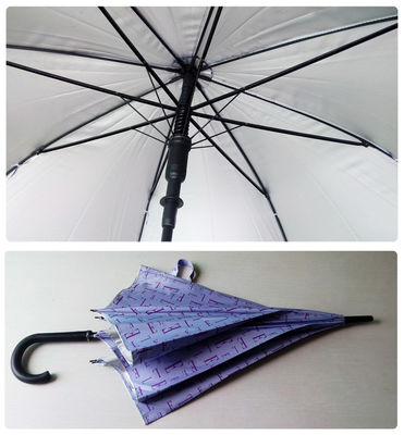 自動開いた繭紬のまっすぐな防風のゴルフ傘