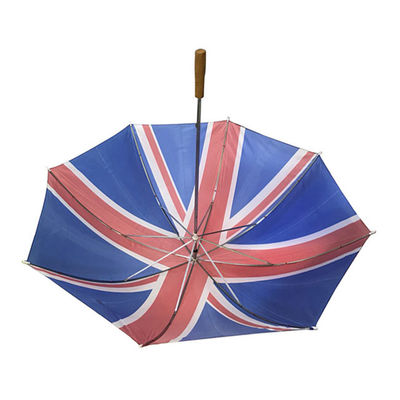 イギリスの旗によって印刷されるポリエステル生地の昇進のゴルフ傘