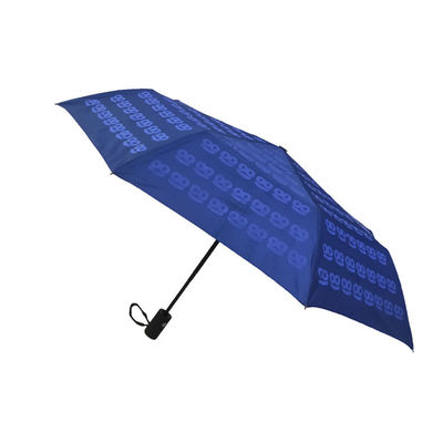 旅行のための小型防風の21インチ ポリエステル190T 3折る傘