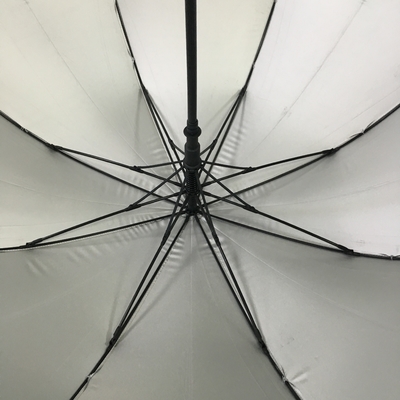 紫外線コーティングが付いている130CMの直径の繭紬のゴルフ傘
