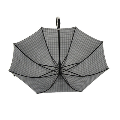 繭紬の生地のまっすぐな防風の防水傘