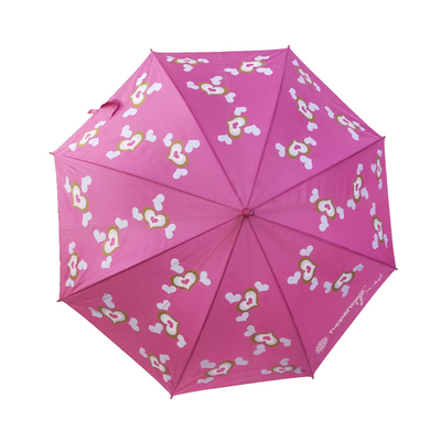 女性のための自動開いたまっすぐな傘を印刷する防風のデジタル
