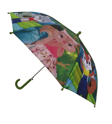 小さい金属フレームの繭紬子供のための2つの層の傘